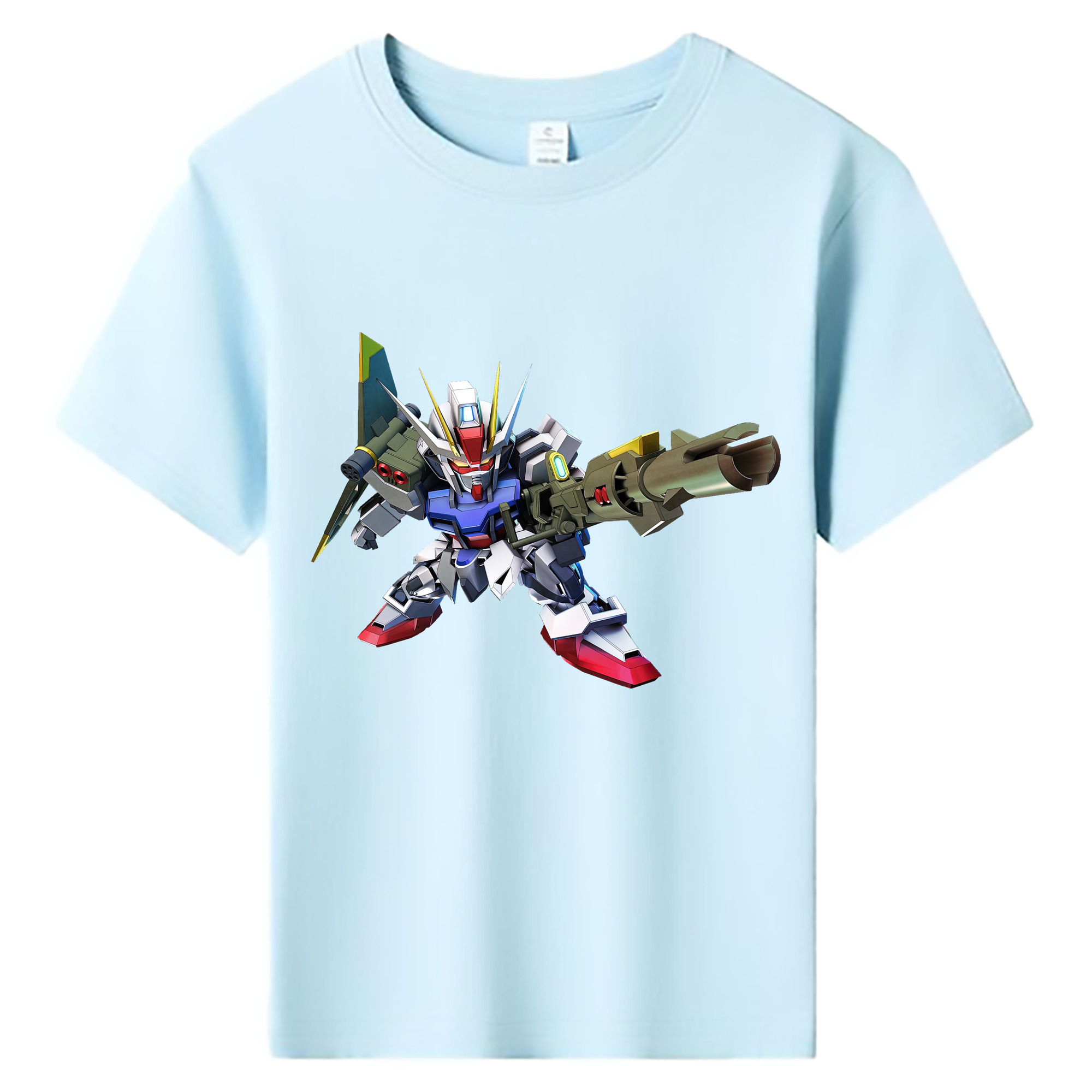 （画像用） 機動戦士ガンダム Mobile Suit Gundam 綿100％キッズTシャツ（フロントプリント）